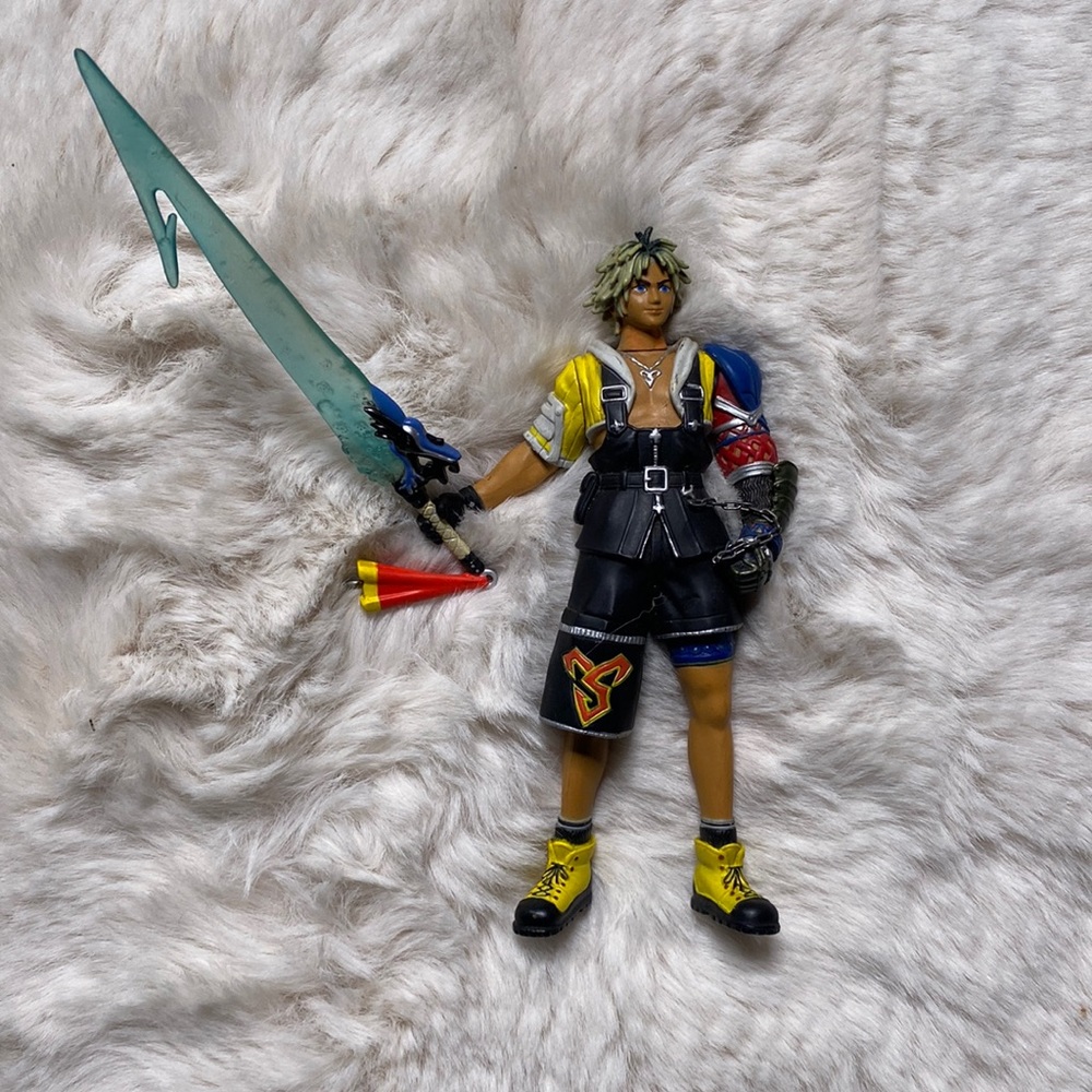 Square-Enix Play Arts Action Figure Tidus. 2001 Bandai. Final Fantasy X. Rare.